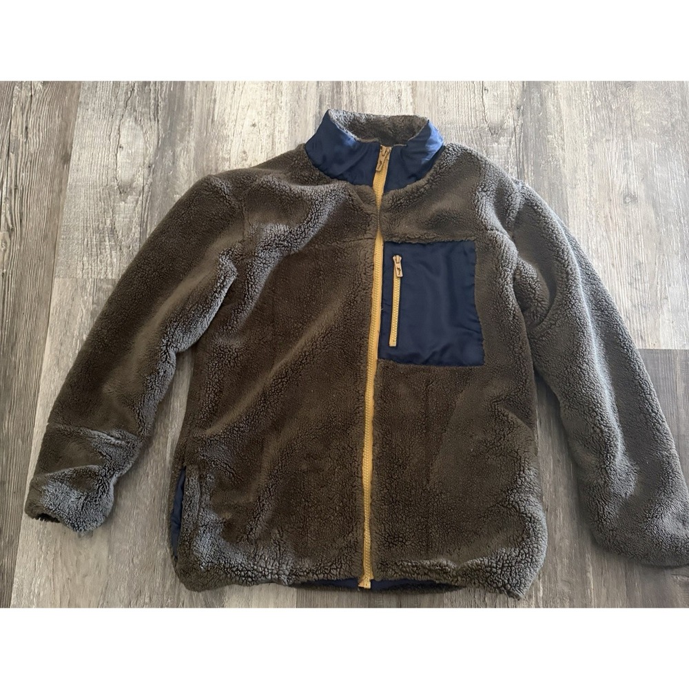Tommy Bahama Boys Sherpa Fleece Full Zip Jacket . SZ 10/12